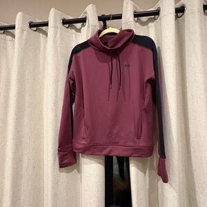 Under Armour Women's Maroon Cowl Neck Sweater